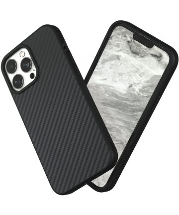 RhinoShield SolidSuit Apple iPhone 13 Pro Max Hoesje Carbon Fiber Hoesjes