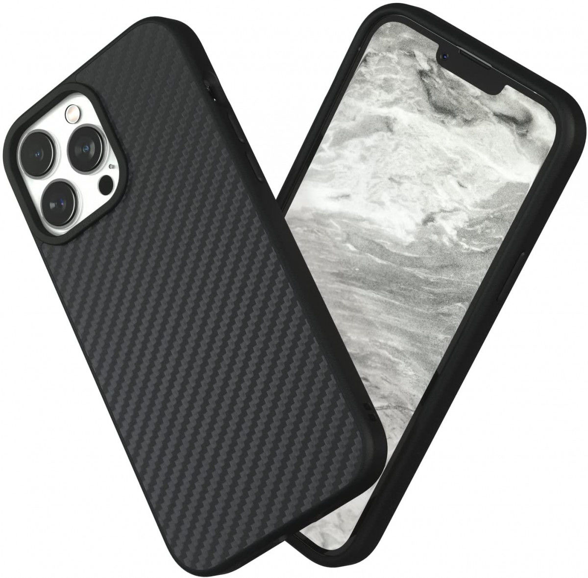 RhinoShield SolidSuit Apple iPhone 13 Pro Max Hoesje Carbon Fiber afbeelding 1