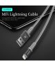 Dux Ducis X1 2.4A USB naar Apple Lightning Kabel MFi 1M Grijs