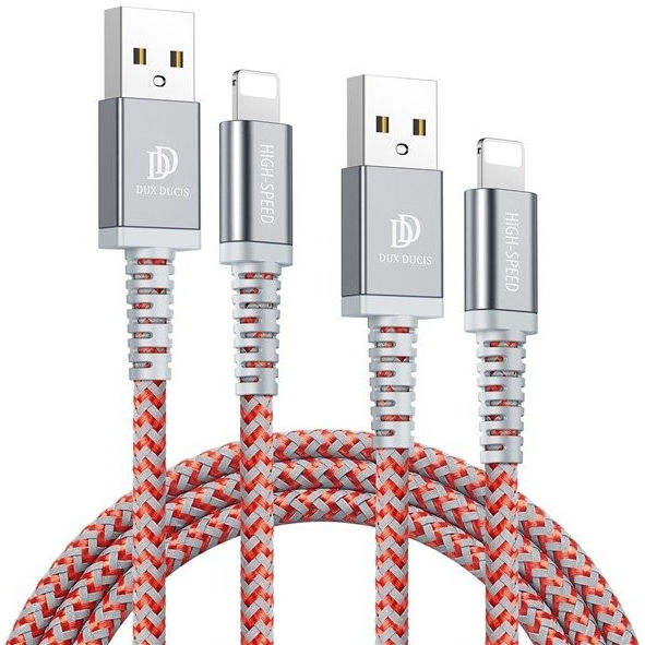Dux Ducis K-II Pro 2A USB naar Apple Lightning Kabel (2-Pack) 1M+2M afbeelding 1