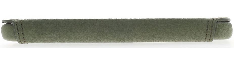 Minim Apple iPhone 13 Pro Hoesje Echt Leer Book Case Groen afbeelding 6