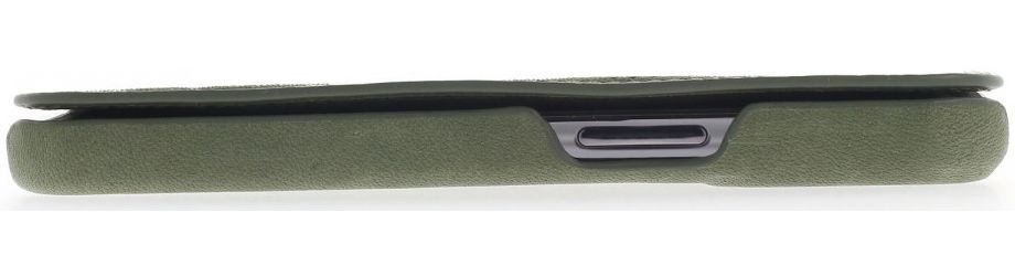 Minim Apple iPhone 13 Pro Hoesje Echt Leer Book Case Groen afbeelding 7