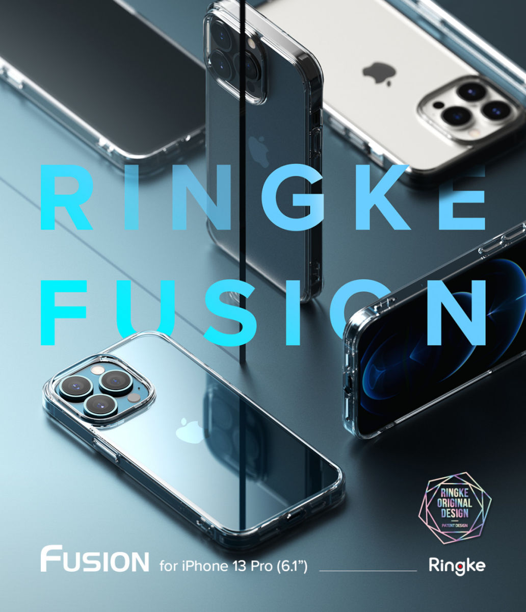 Ringke Fusion Apple iPhone 13 Pro Hoesje Back Cover Matte Transparant afbeelding 12