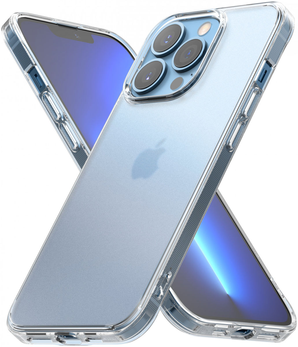 Ringke Fusion Apple iPhone 13 Pro Hoesje Back Cover Matte Transparant afbeelding 3