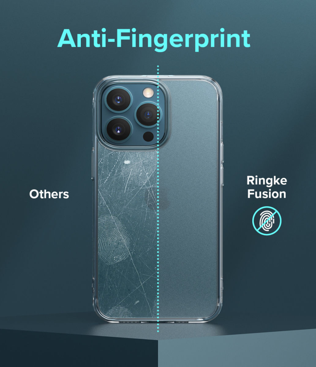 Ringke Fusion Apple iPhone 13 Pro Hoesje Back Cover Matte Transparant afbeelding 6