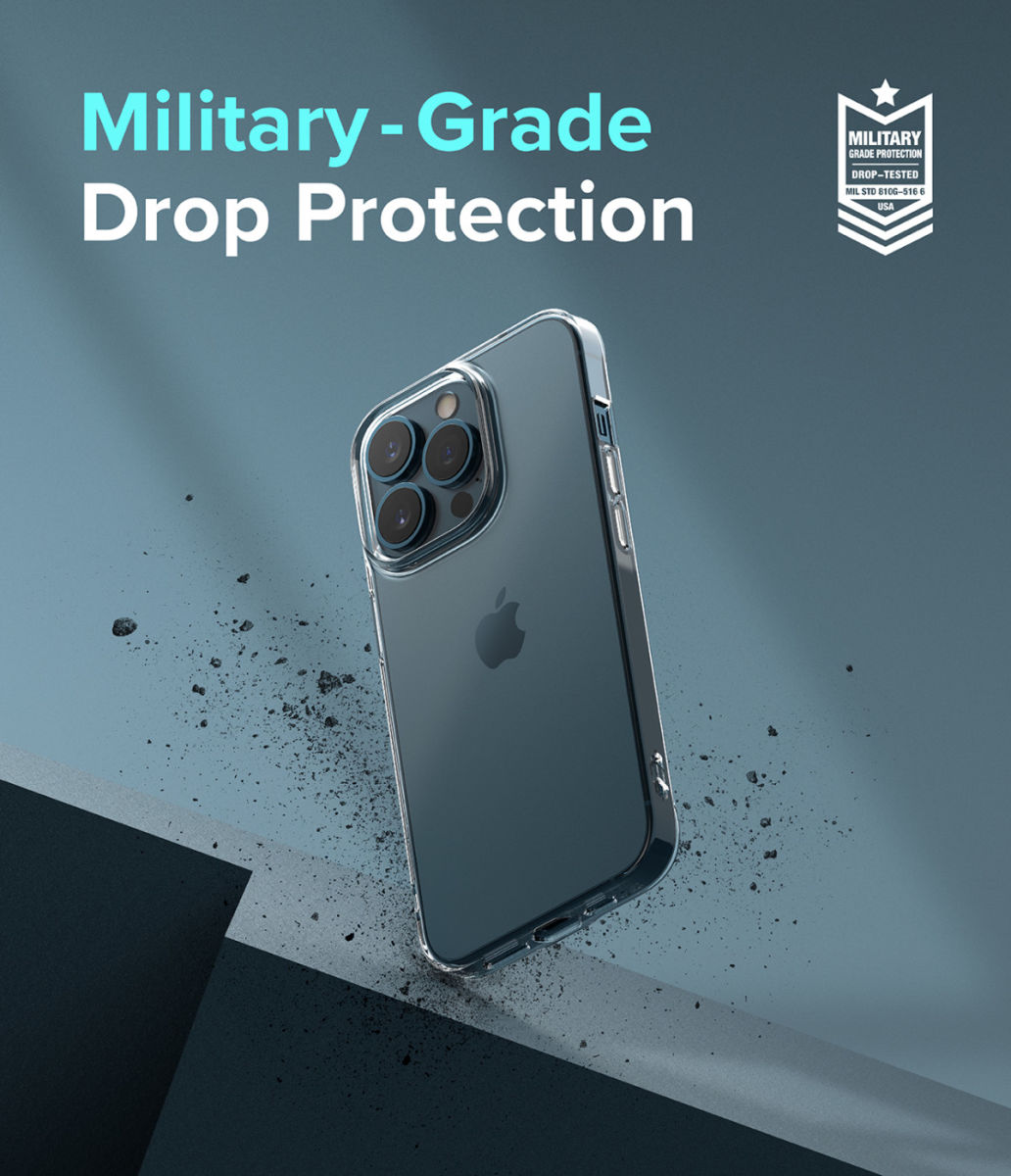 Ringke Air Apple iPhone 13 Pro Hoesje Flexibel TPU Transparant afbeelding 4