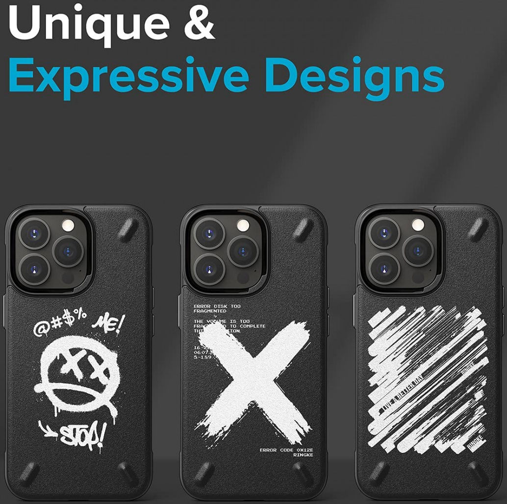 Ringke Onyx Design Apple iPhone 13 Pro Hoesje Flexibel TPU Graffiti afbeelding 6