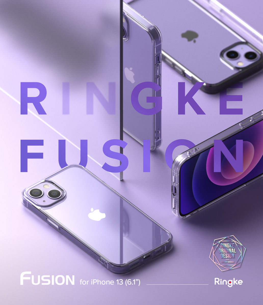 Ringke Fusion Apple iPhone 13 Hoesje Back Cover Matte Transparant afbeelding 12