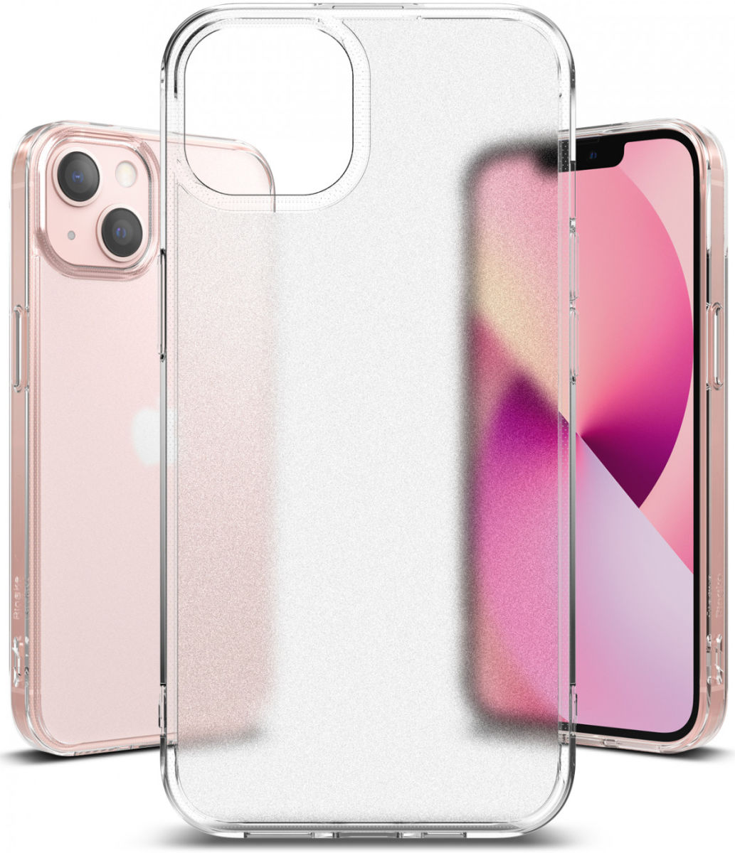 Ringke Fusion Apple iPhone 13 Hoesje Back Cover Matte Transparant afbeelding 2