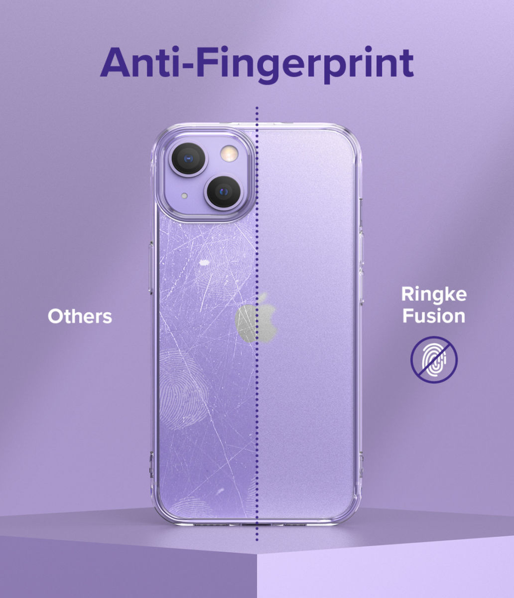 Ringke Fusion Apple iPhone 13 Hoesje Back Cover Matte Transparant afbeelding 6