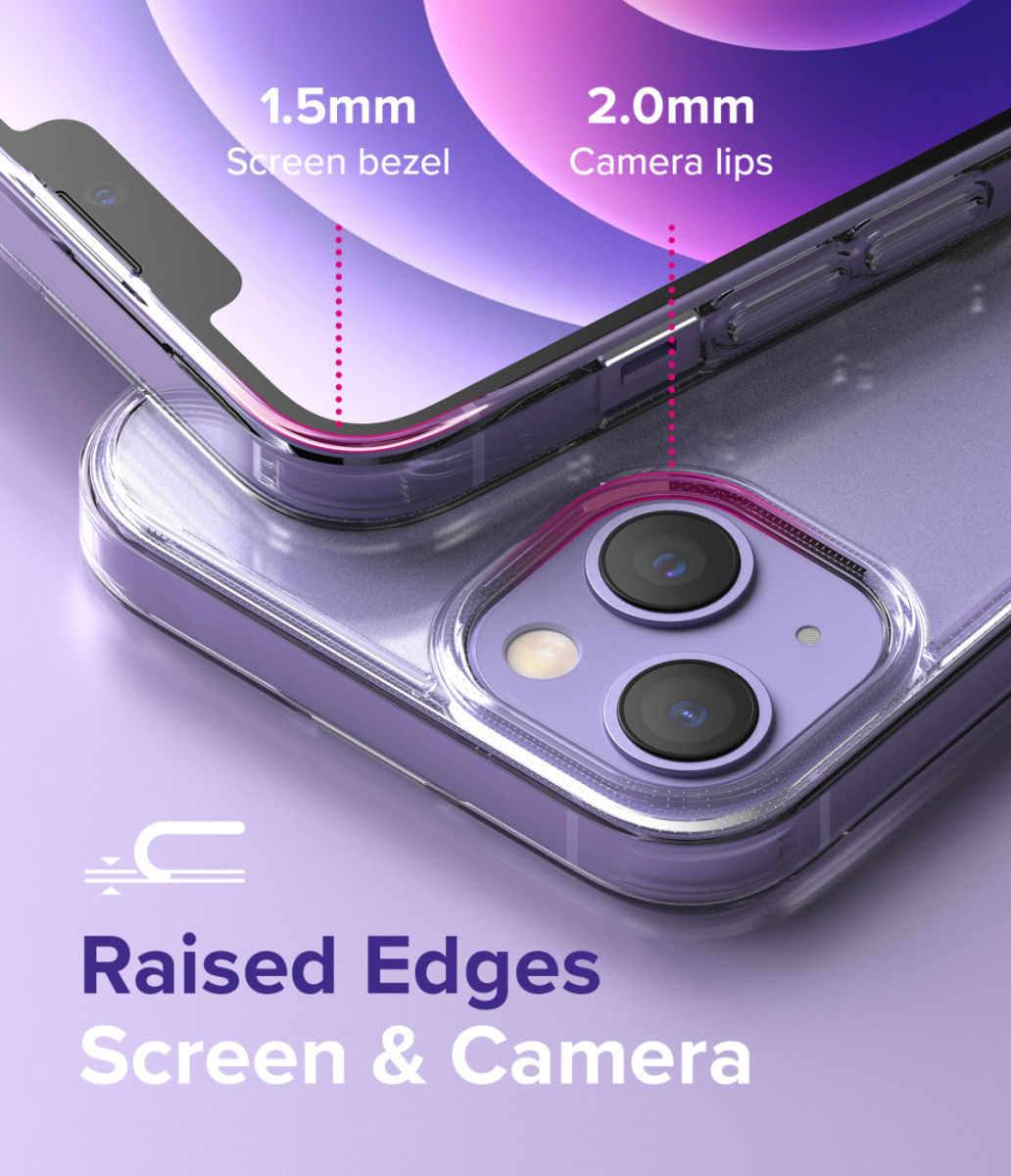 Ringke Fusion Apple iPhone 13 Hoesje Back Cover Matte Transparant afbeelding 8