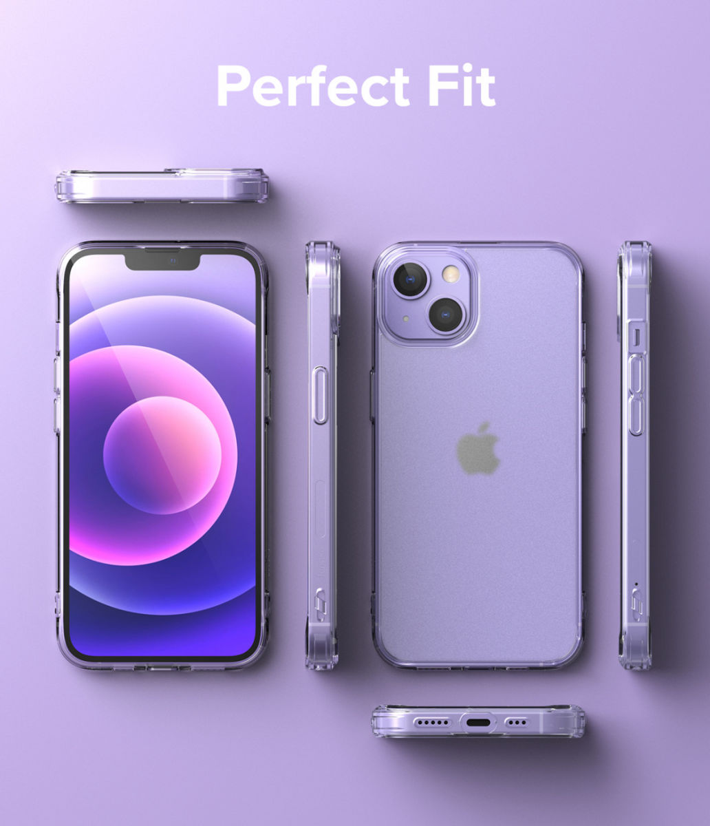 Ringke Fusion Apple iPhone 13 Hoesje Back Cover Matte Transparant afbeelding 9