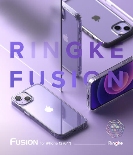 Ringke Fusion Apple iPhone 13 Hoesje Back Cover Matte Transparant afbeelding 12