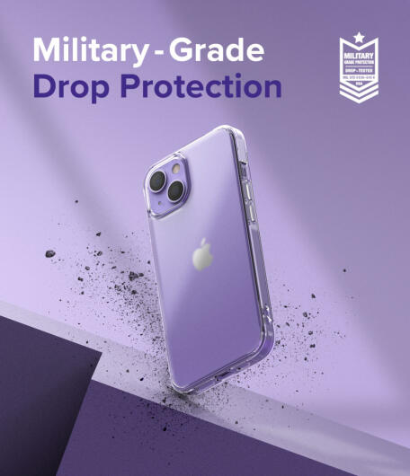 Ringke Fusion Apple iPhone 13 Hoesje Back Cover Matte Transparant afbeelding 5