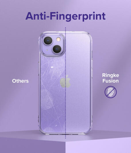Ringke Fusion Apple iPhone 13 Hoesje Back Cover Matte Transparant afbeelding 6