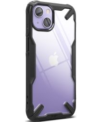 Ringke Fusion X Apple iPhone 13 Hoesje Back Cover Transparant Zwart