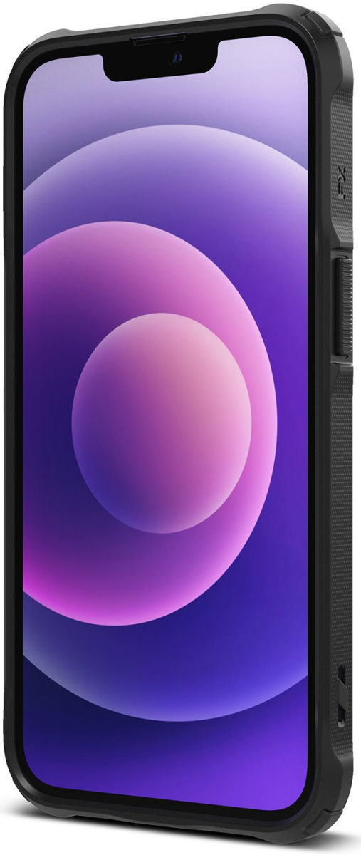 Ringke Fusion X Apple iPhone 13 Hoesje Back Cover Transparant Zwart afbeelding 3