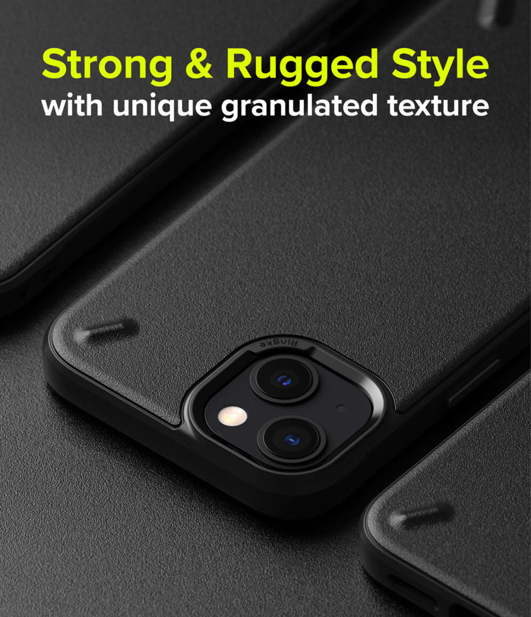 Ringke Onyx Apple iPhone 13 Hoesje Flexibel TPU Back Cover Zwart afbeelding 5