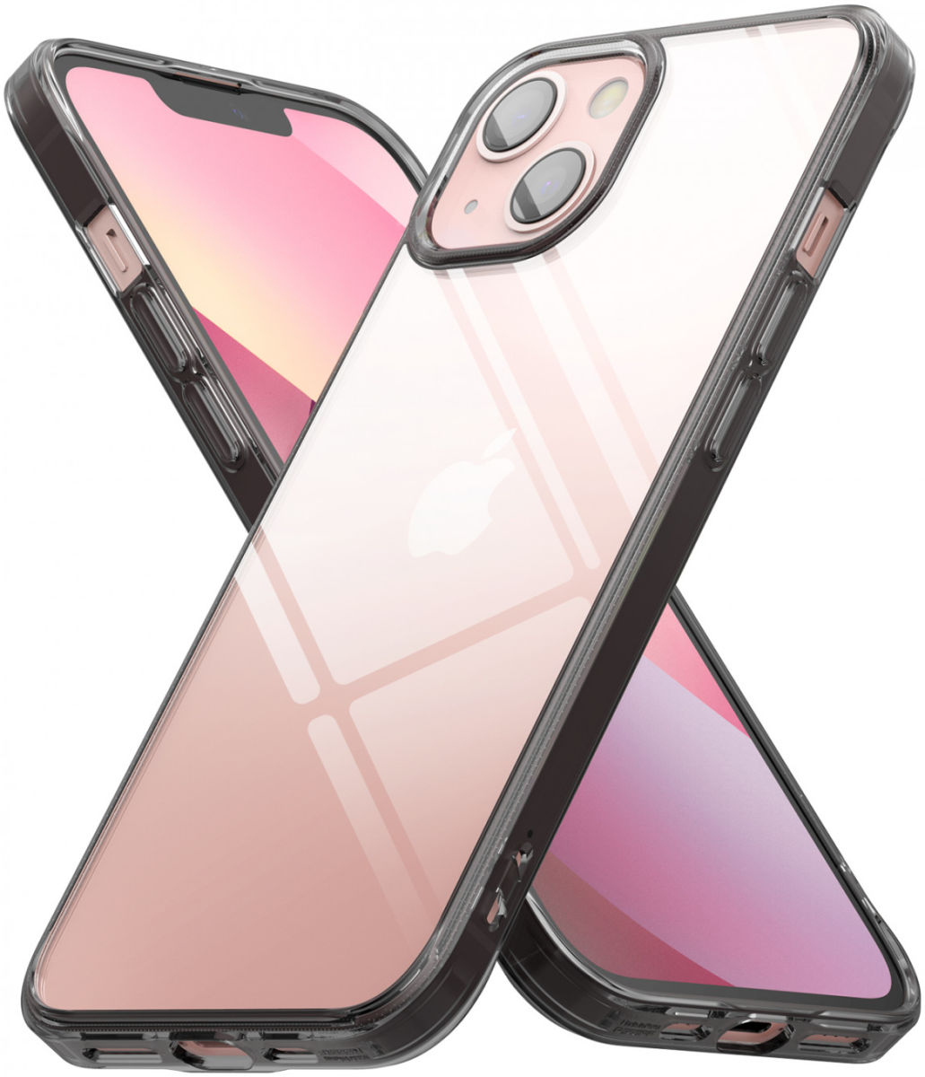 Ringke Fusion Apple iPhone 13 Mini Hoesje Back Cover Transparant Zwart afbeelding 2