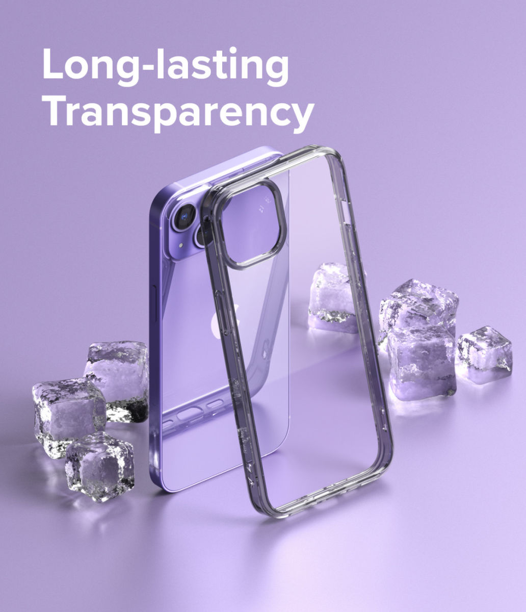 Ringke Fusion Apple iPhone 13 Mini Hoesje Back Cover Transparant Zwart afbeelding 6
