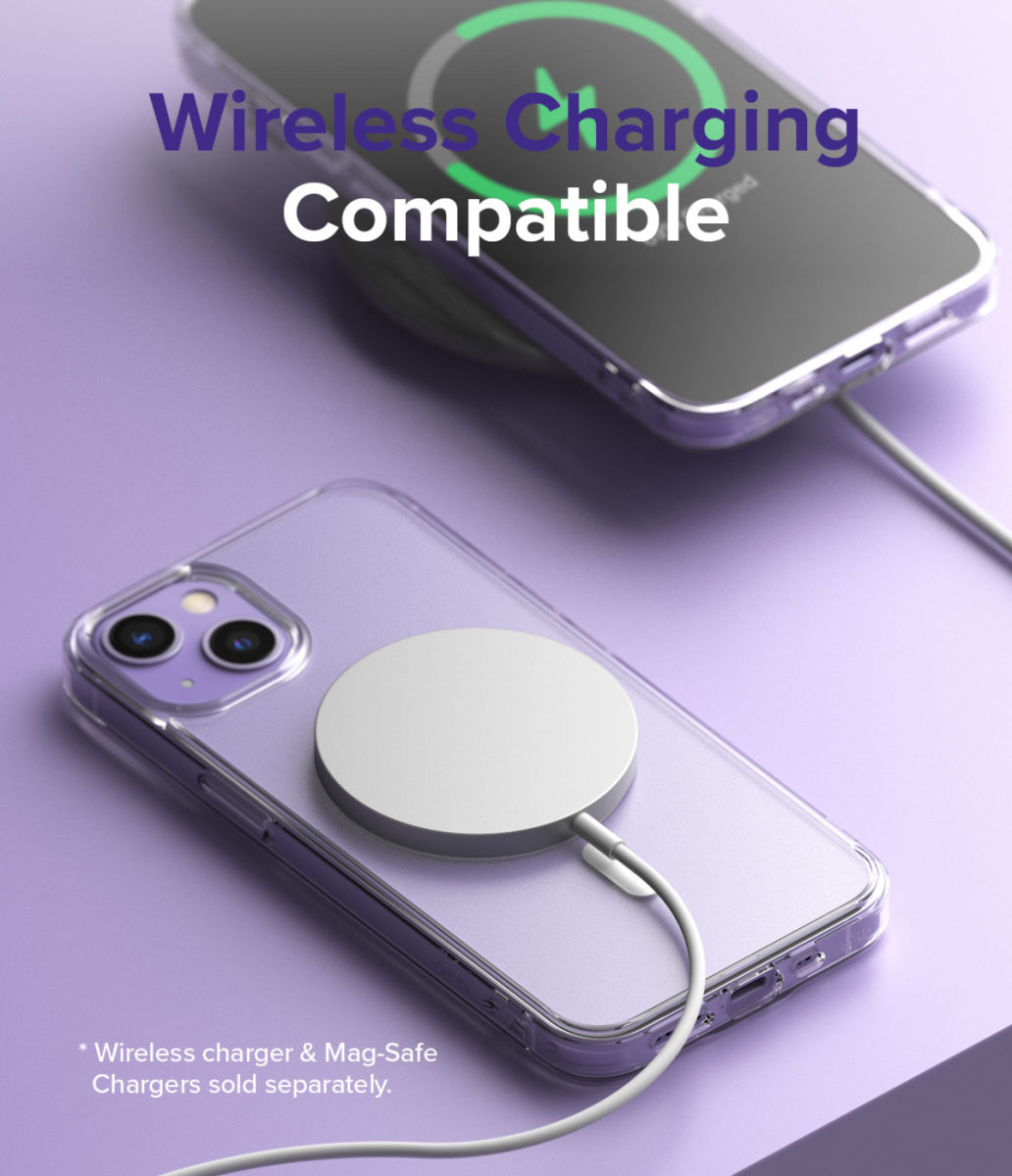 Ringke Fusion Apple iPhone 13 Mini Hoesje MagSafe Matte Transparant afbeelding 9