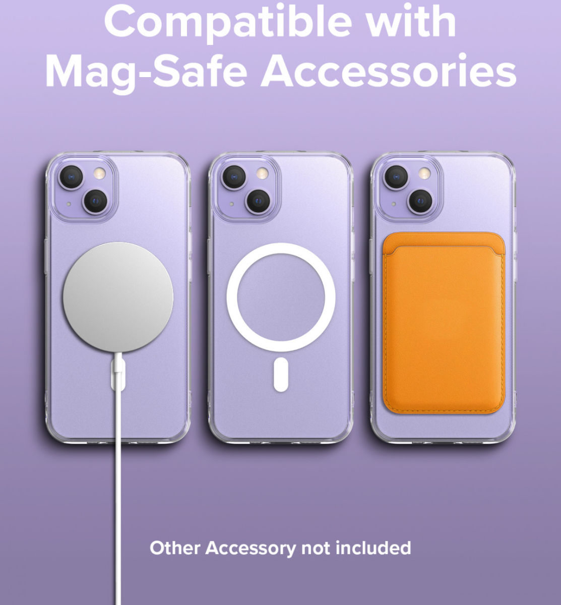 Ringke Fusion Apple iPhone 13 Mini Hoesje MagSafe Matte Transparant afbeelding 3