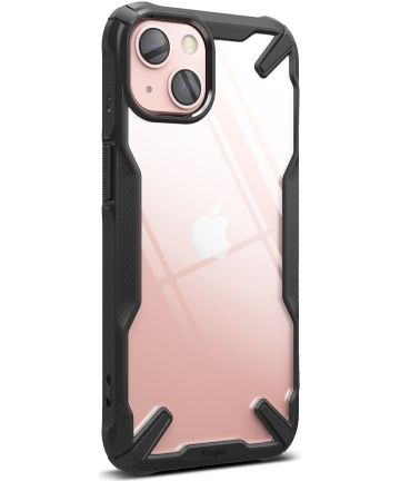 Ringke Fusion X Apple iPhone 13 Mini Hoesje Transparant Zwart Hoesjes