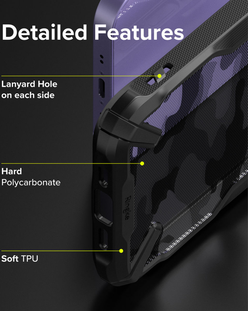 Ringke Fusion X Apple iPhone 13 Mini Hoesje Camo Zwart afbeelding 6
