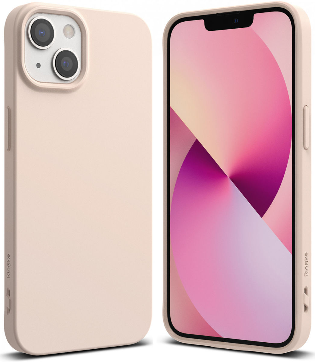 Ringke Air S Apple iPhone 13 Mini Hoesje Flexibel TPU Back Cover Roze afbeelding 1