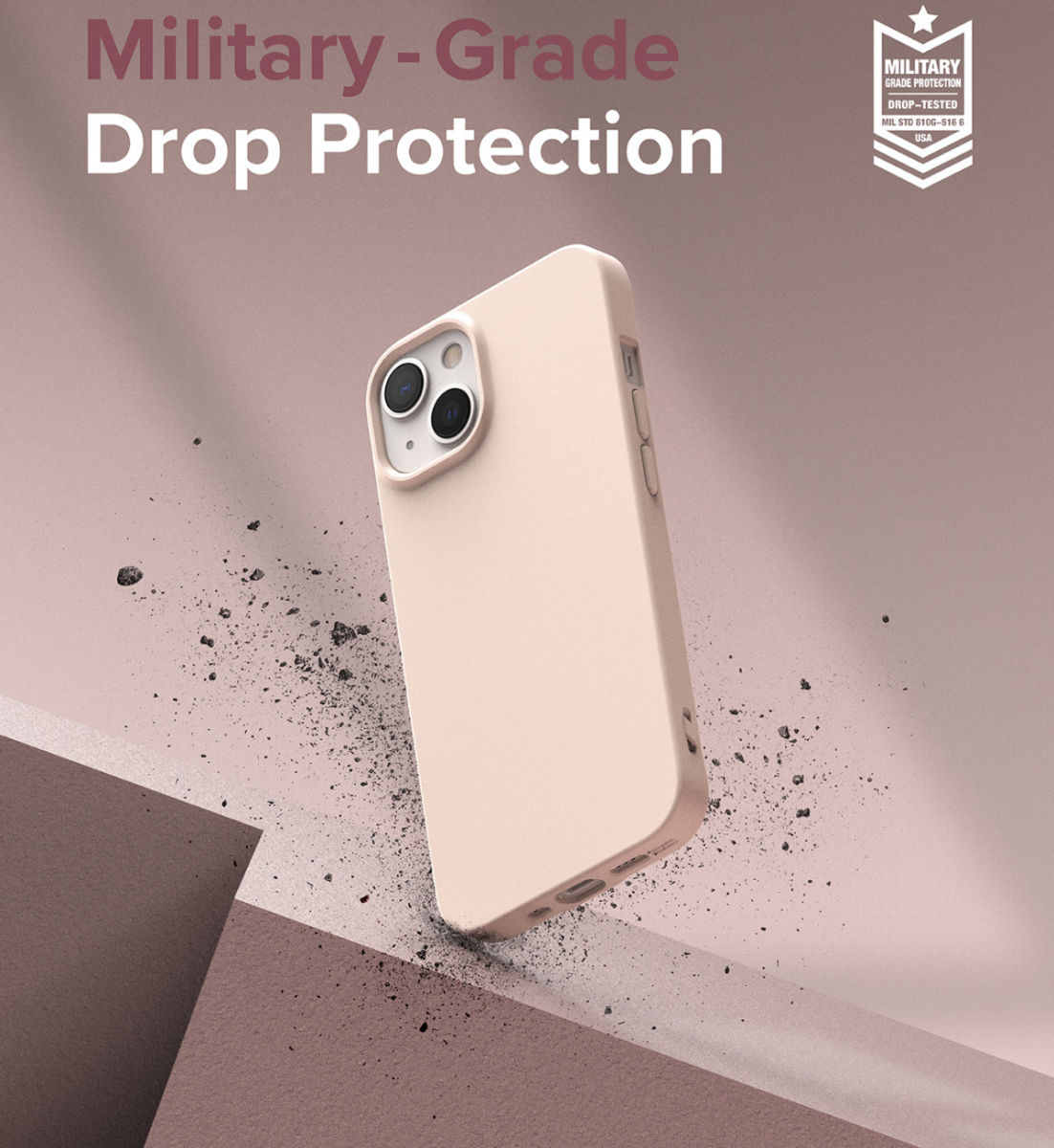 Ringke Air S Apple iPhone 13 Mini Hoesje Flexibel TPU Back Cover Roze afbeelding 5