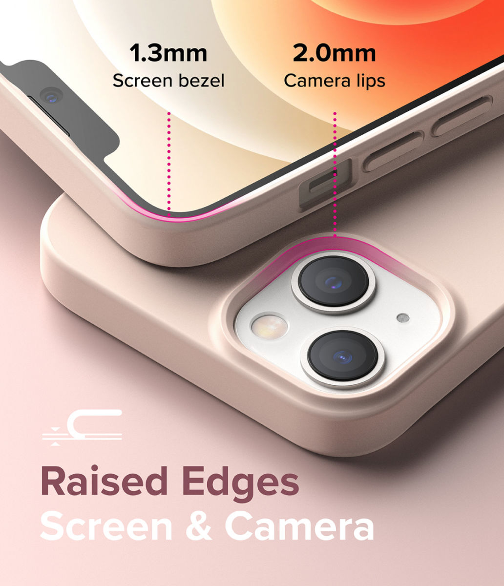 Ringke Air S Apple iPhone 13 Mini Hoesje Flexibel TPU Back Cover Roze afbeelding 8