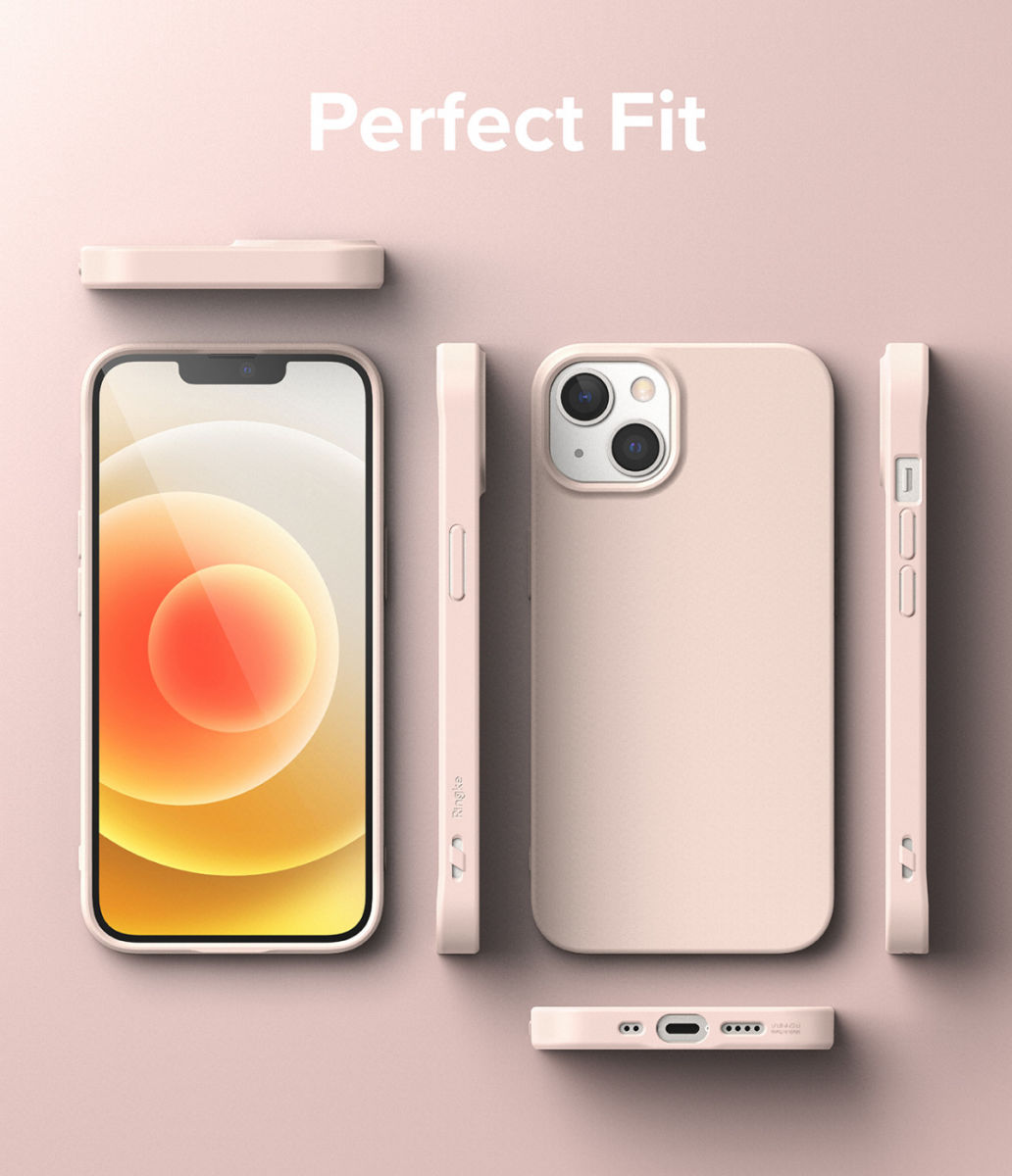 Ringke Air S Apple iPhone 13 Mini Hoesje Flexibel TPU Back Cover Roze afbeelding 9