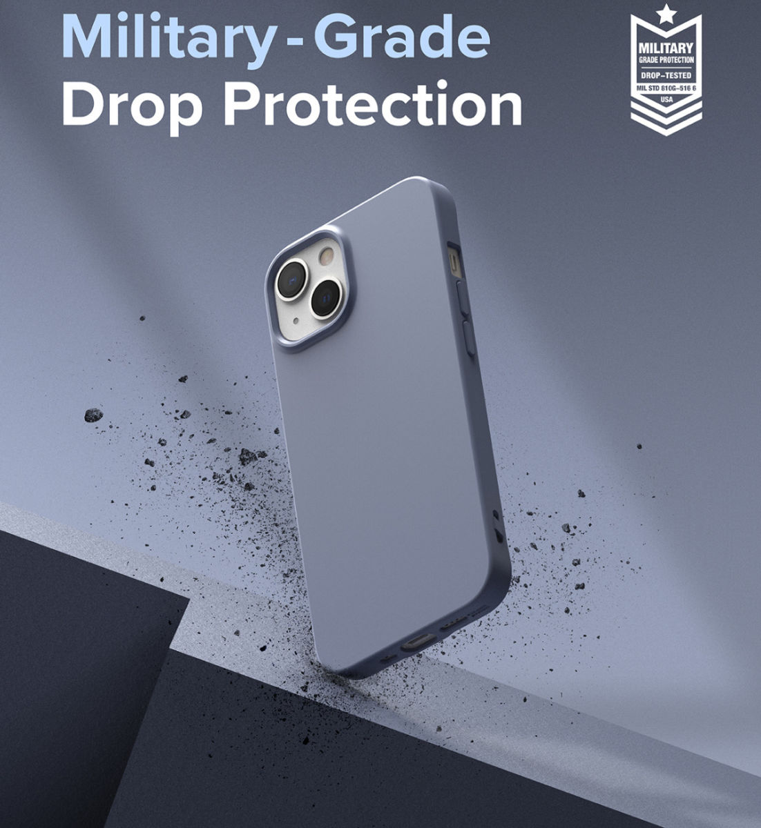 Ringke Air S Apple iPhone 13 Mini Hoesje Flexibel TPU Back Cover Grijs afbeelding 5
