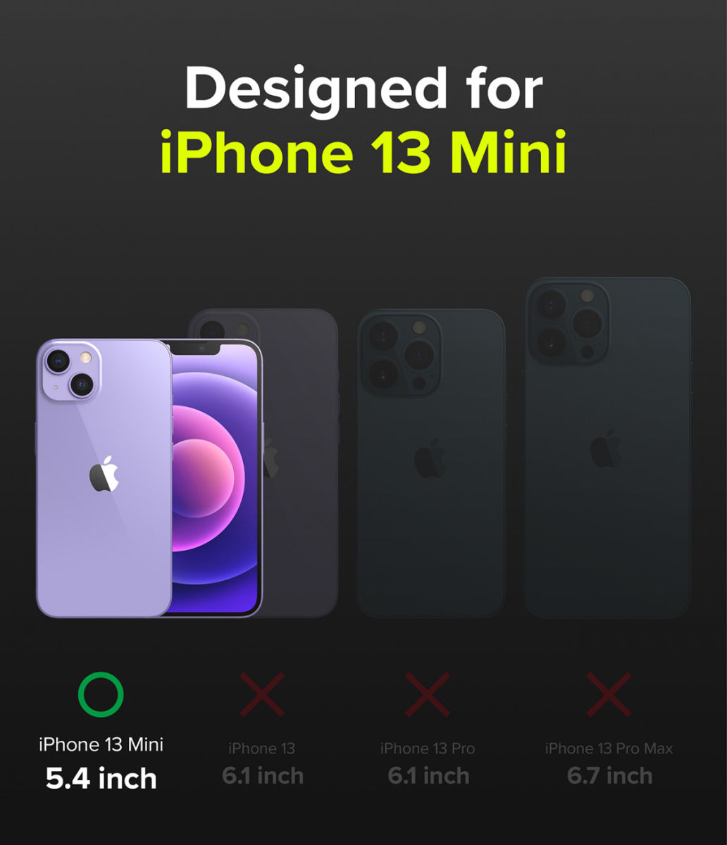 Ringke Onyx Apple iPhone 13 Mini Hoesje Flexibel TPU Back Cover Zwart afbeelding 10