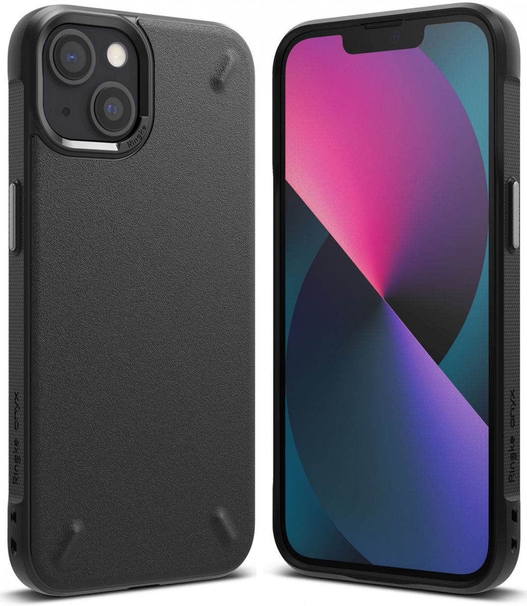 Ringke Onyx Apple iPhone 13 Mini Hoesje Flexibel TPU Back Cover Zwart afbeelding 1