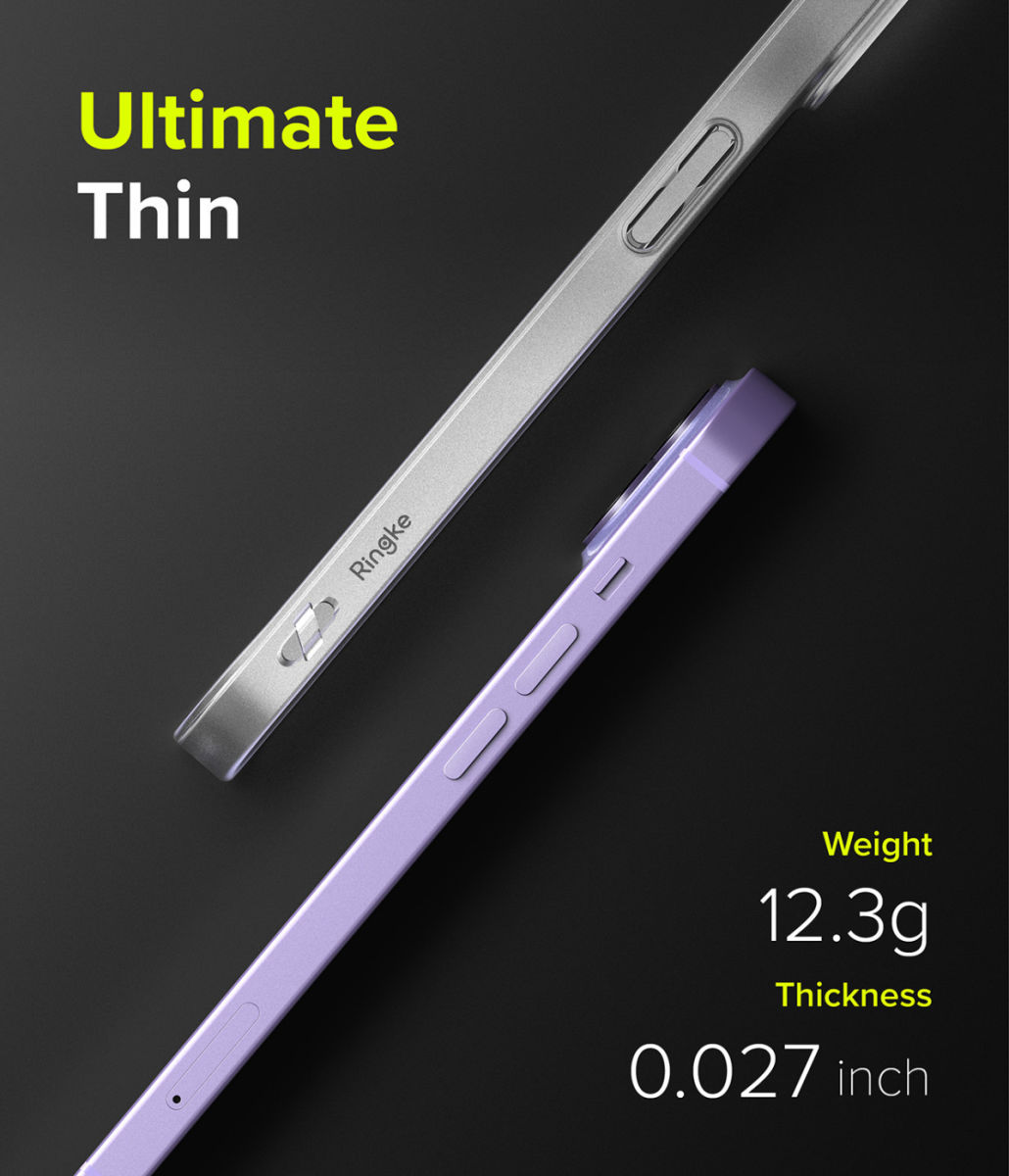 Ringke Slim Apple iPhone 13 Mini Hoesje Ultra Dun Matte Transparant afbeelding 4