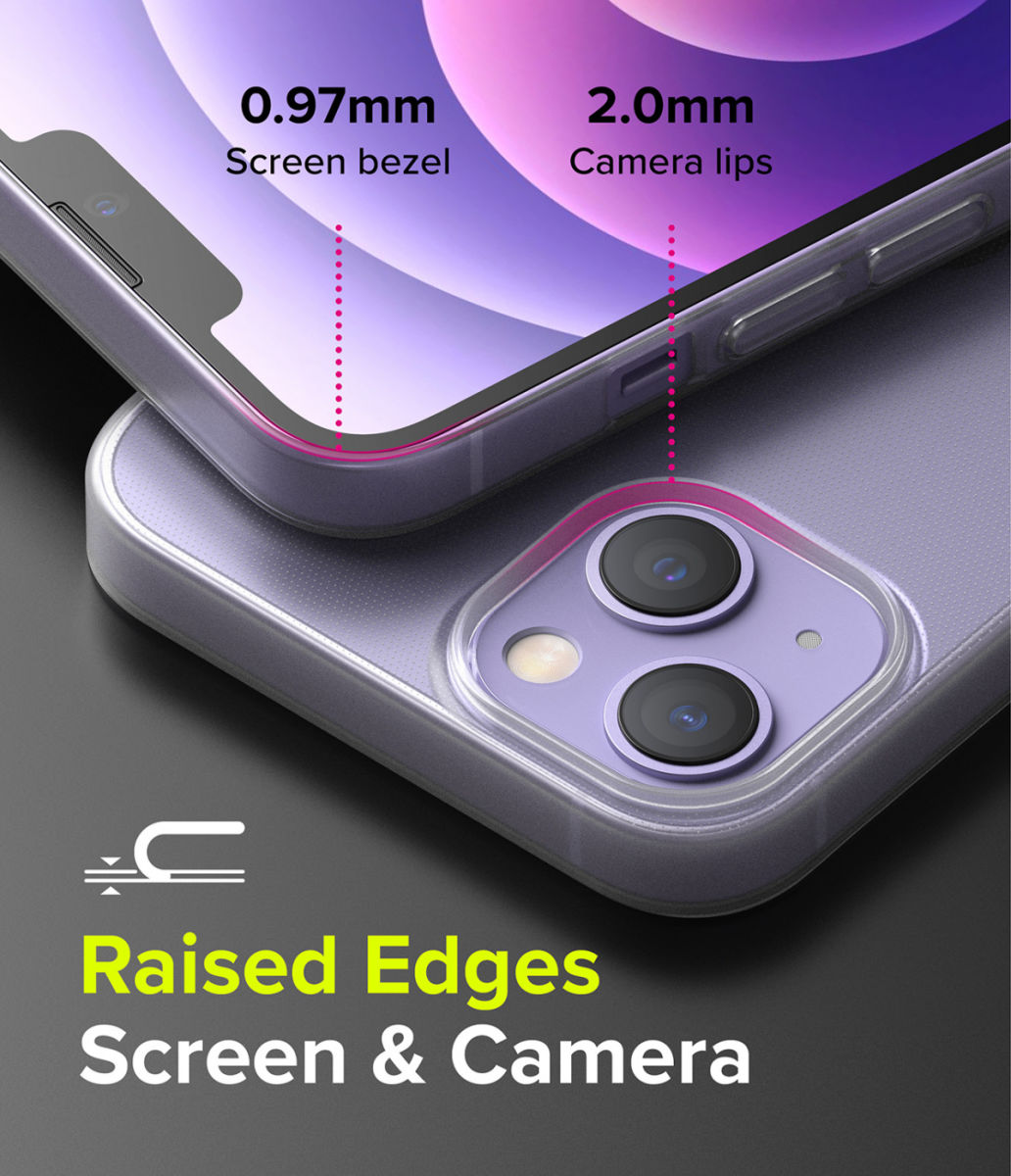 Ringke Slim Apple iPhone 13 Mini Hoesje Ultra Dun Matte Transparant afbeelding 7
