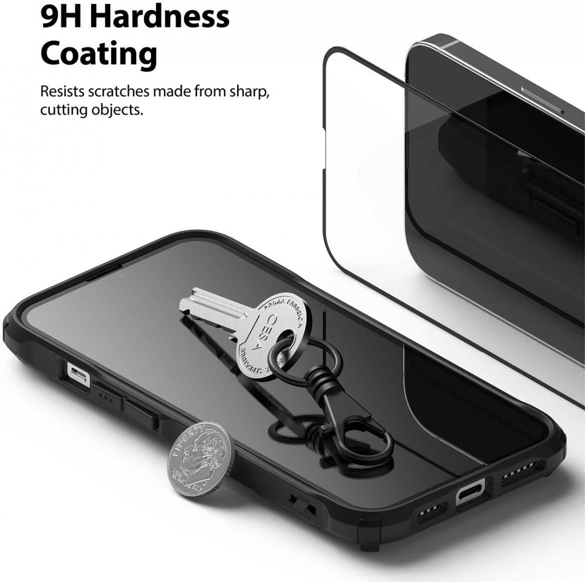 Ringke ID Apple iPhone 13 Pro Max Screen Protector Tempered Glass afbeelding 4