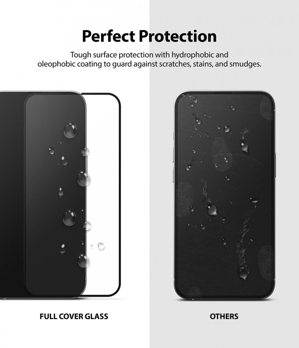 Ringke ID Apple iPhone 13 Pro Max Screen Protector Tempered Glass afbeelding 5