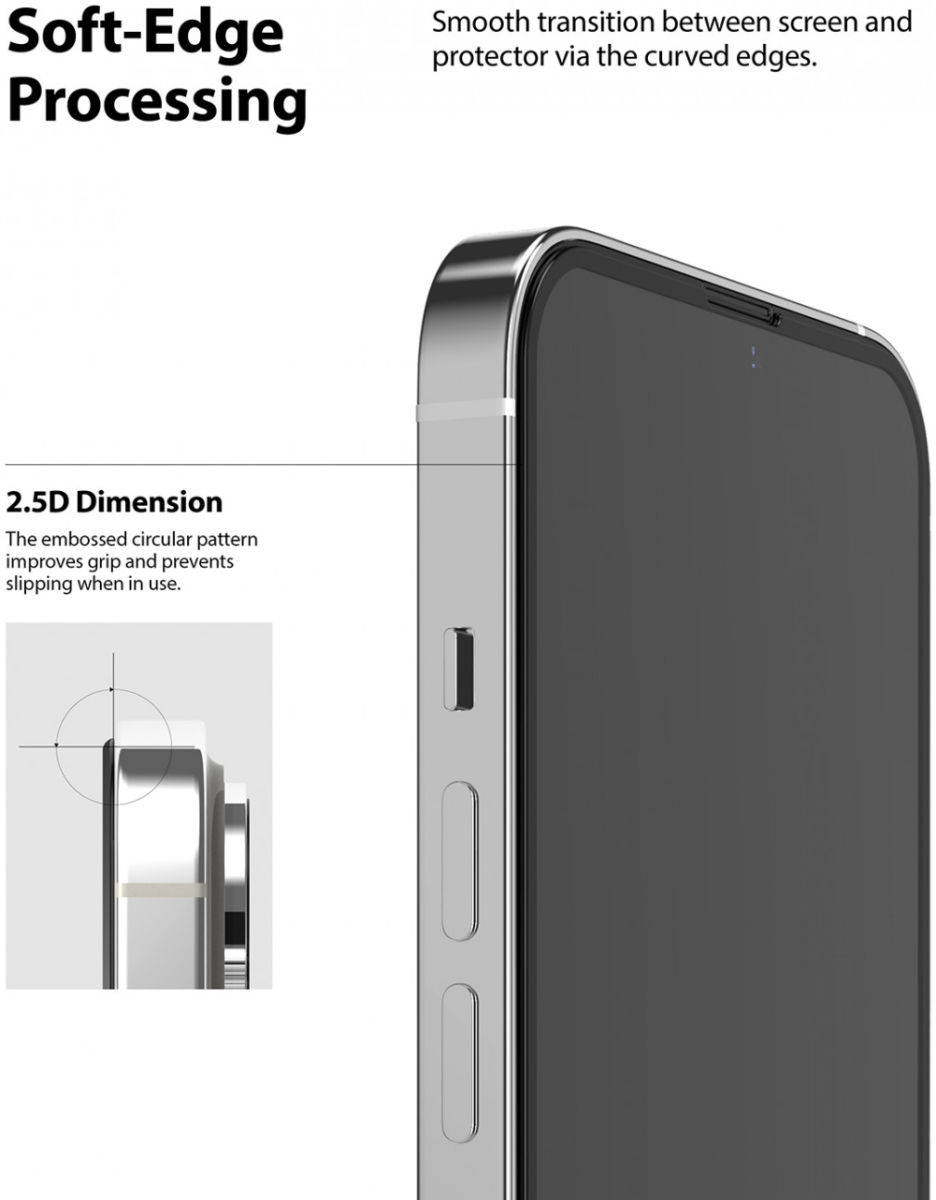Ringke ID Apple iPhone 13 Pro Max Screen Protector Tempered Glass afbeelding 7