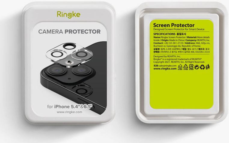 Ringke Tempered Glass Camera Lens Apple iPhone 13 / 13 Mini Zwart afbeelding 11