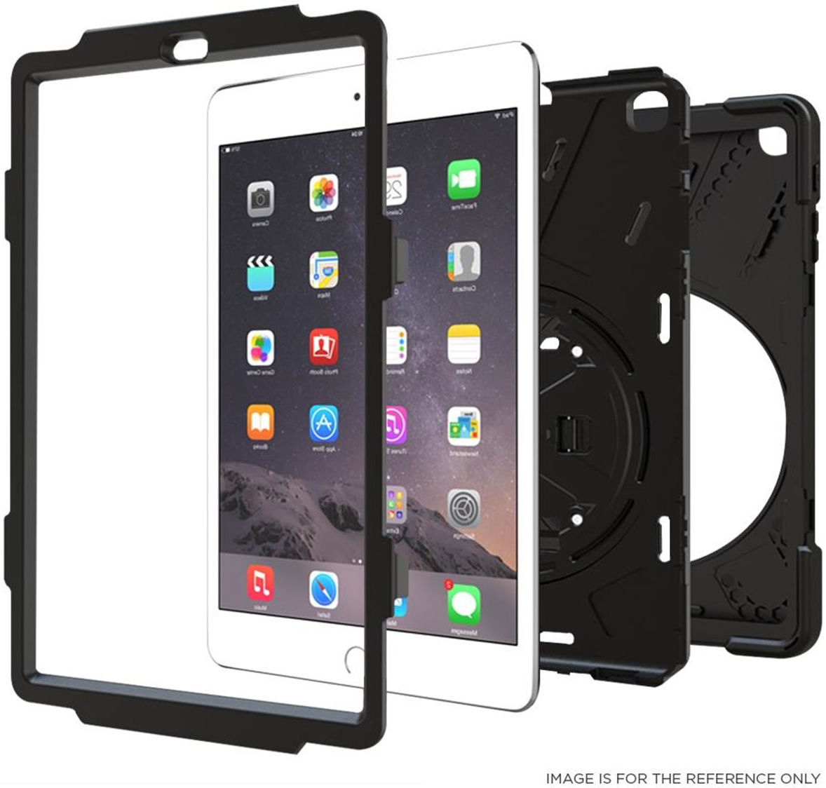 Eiger Peak 500m Apple iPad Mini 4/5 Hoes Back Cover Zwart afbeelding 2