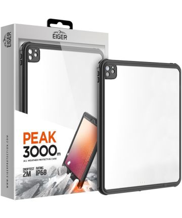Eiger Peak 3000m Apple iPad Pro 12.9 (2020) Hoes Full Protect Zwart Hoesjes