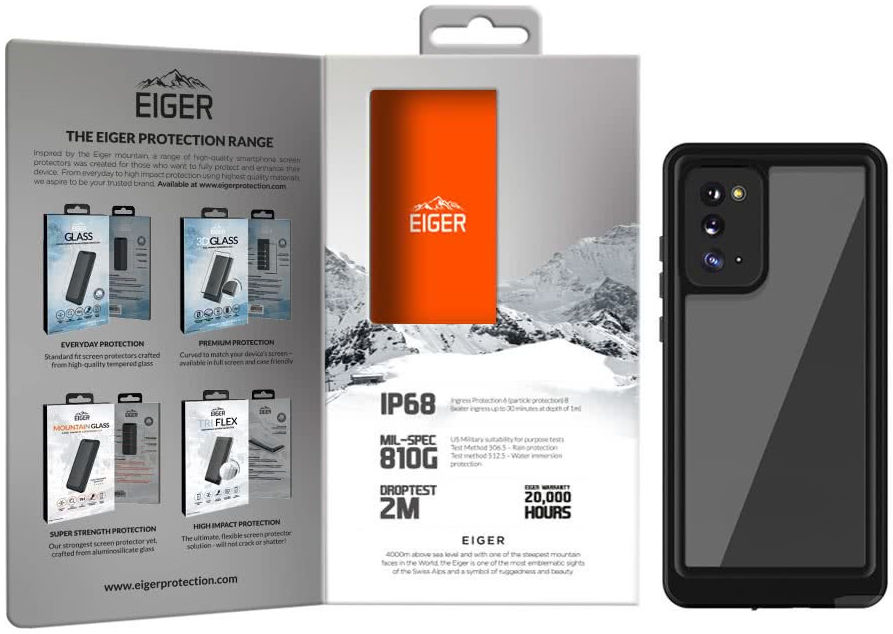 Eiger Avalanche Samsung Galaxy Note 20 Waterdicht Hoesje Zwart afbeelding 7