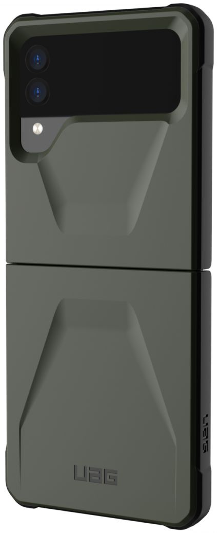 Urban Armor Gear Civilian Serie Samsung Galaxy Z Flip 3 Hoesje Groen afbeelding 2