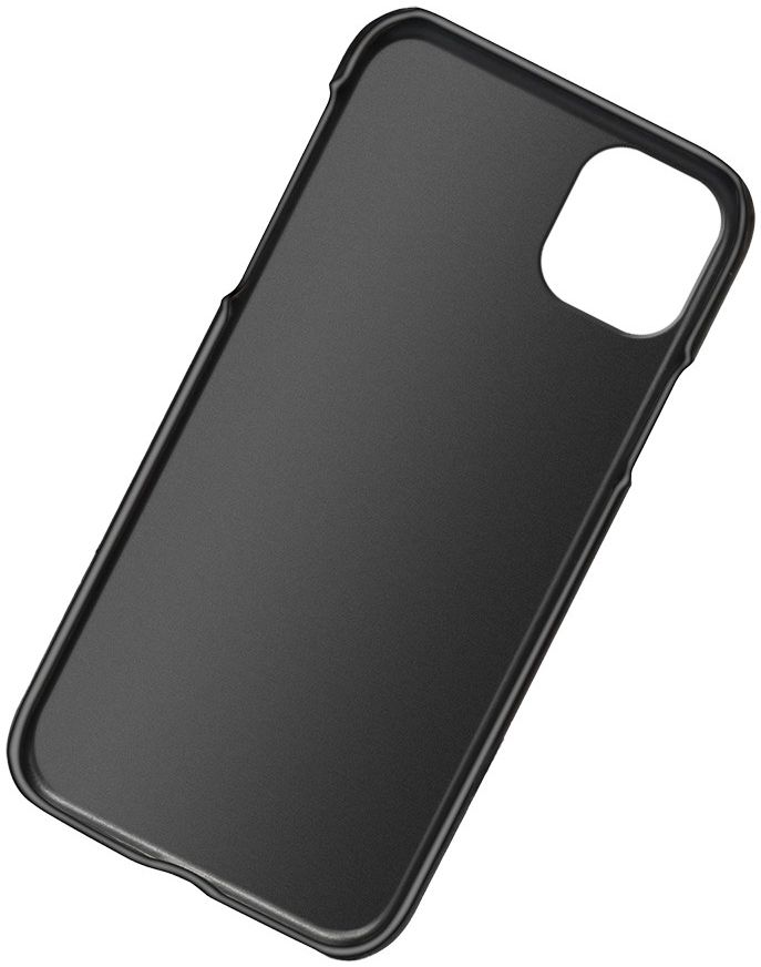 Apple iPhone 13 Mini Hoesje Back Cover Lederen Coating Zwart afbeelding 3
