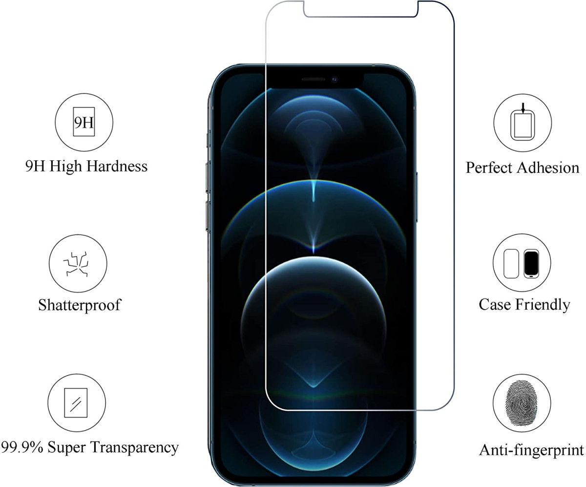 Apple iPhone 13 / 13 Pro Screen Protector 0.25mm Volledig Dekkend afbeelding 2