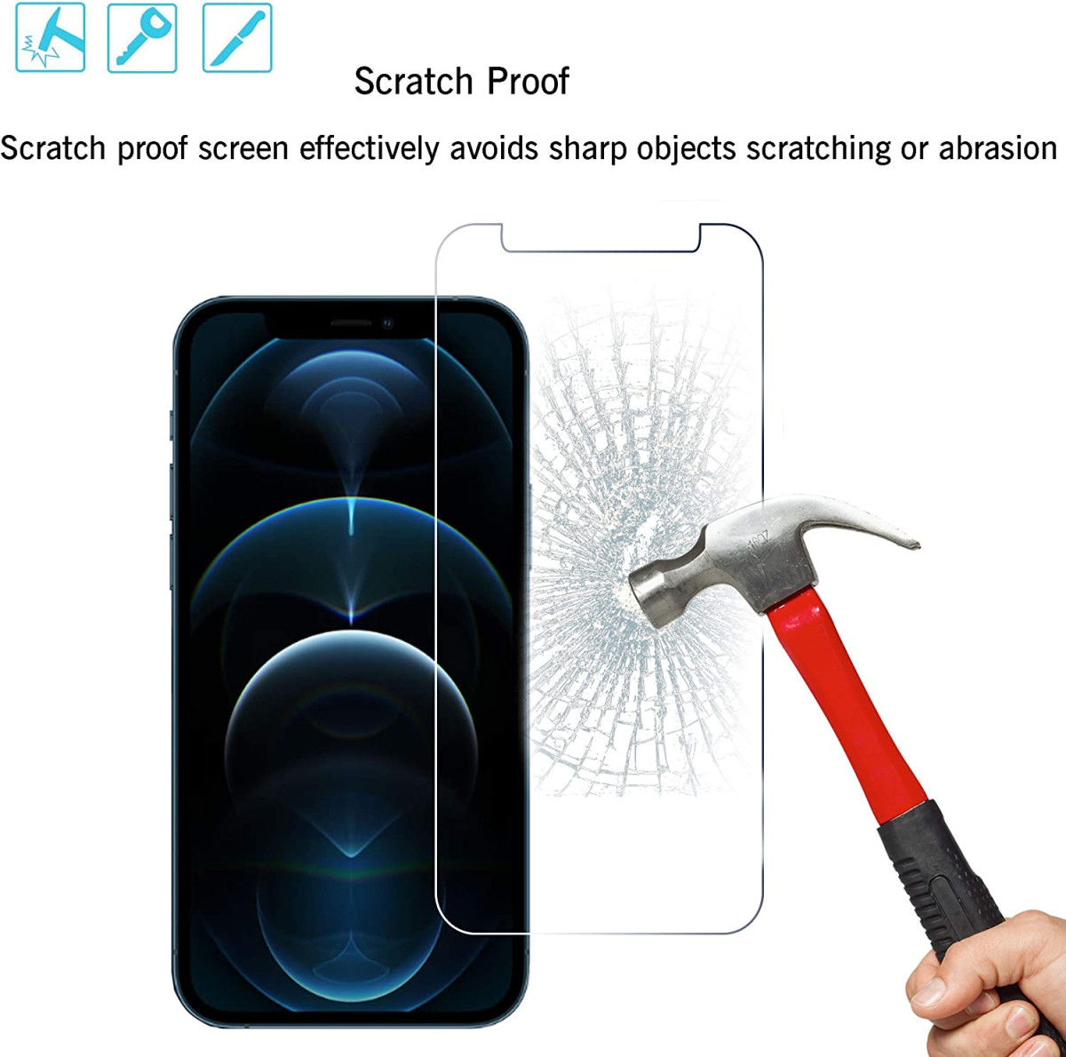 Apple iPhone 13 / 13 Pro Screen Protector 0.25mm Volledig Dekkend afbeelding 3