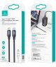 Fast Charge 100W PD USB-C Snellaad Kabel 5A Gevlochten Nylon 2 M