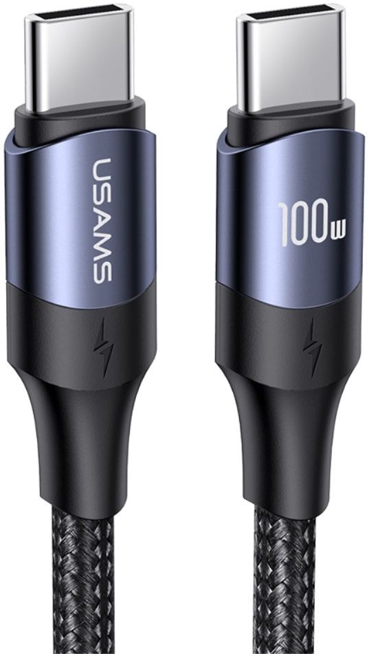 Fast Charge 100W PD USB-C Snellaad Kabel 5A Gevlochten Nylon 2 Meter afbeelding 1